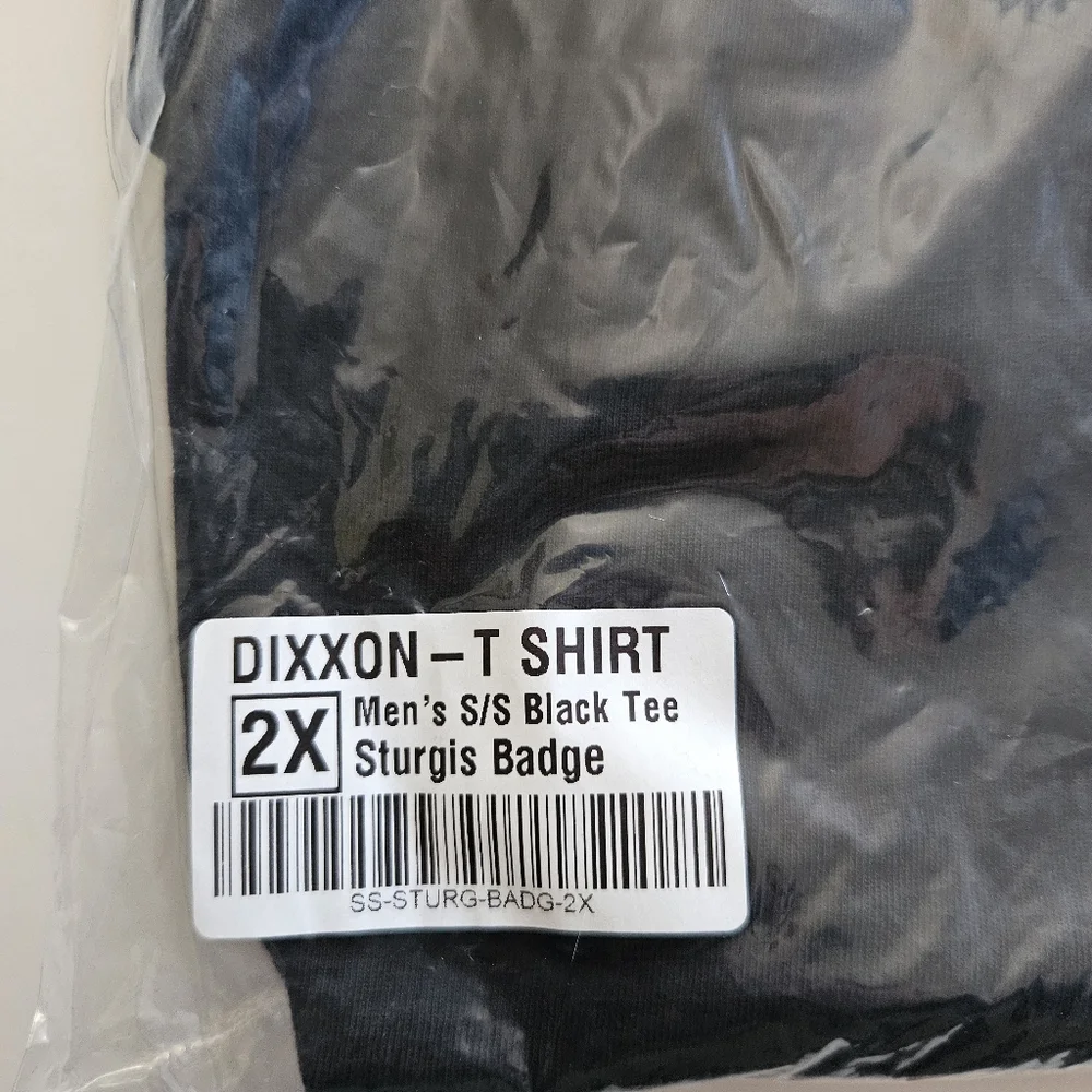 Genuine Dixxon Flannel Co Sturgis SD Badge Black Tee T-shirt XL 2XL 3 XL - Picture 4 of 6